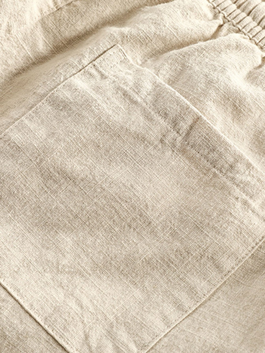 Gabino | Pantalón cropped de lino y algodón