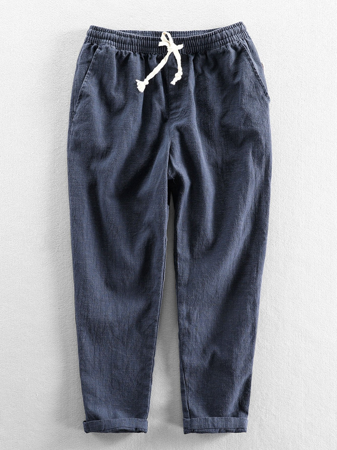 Gabino | Pantalón cropped de lino y algodón