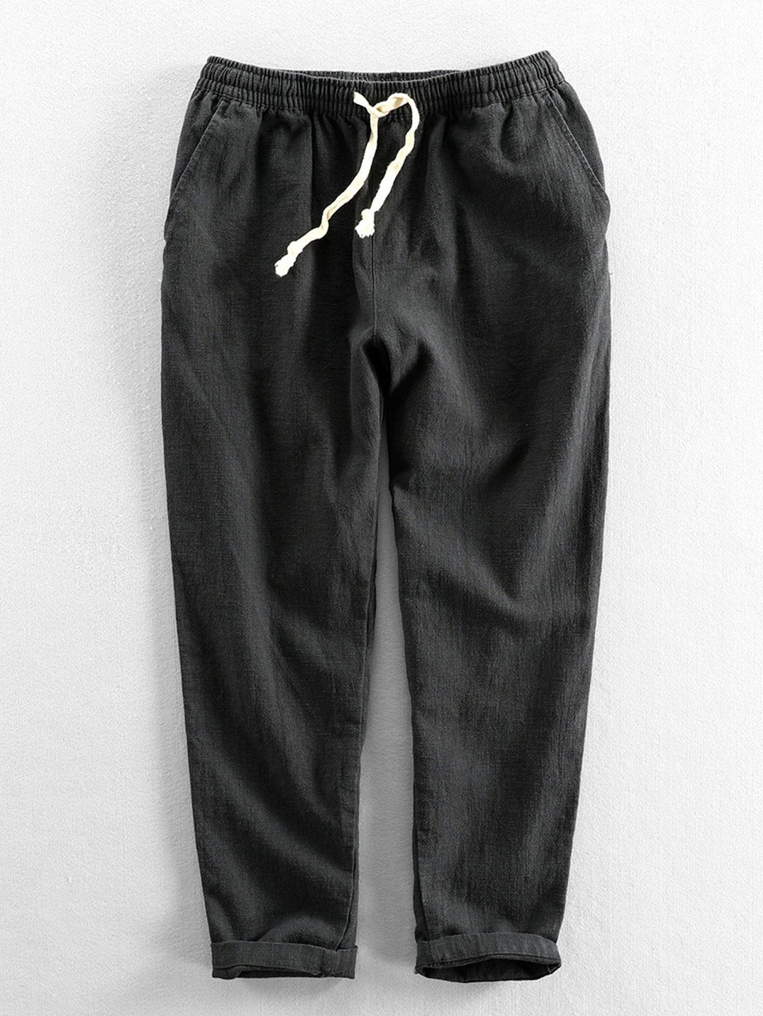 Gabino | Pantalón cropped de lino y algodón