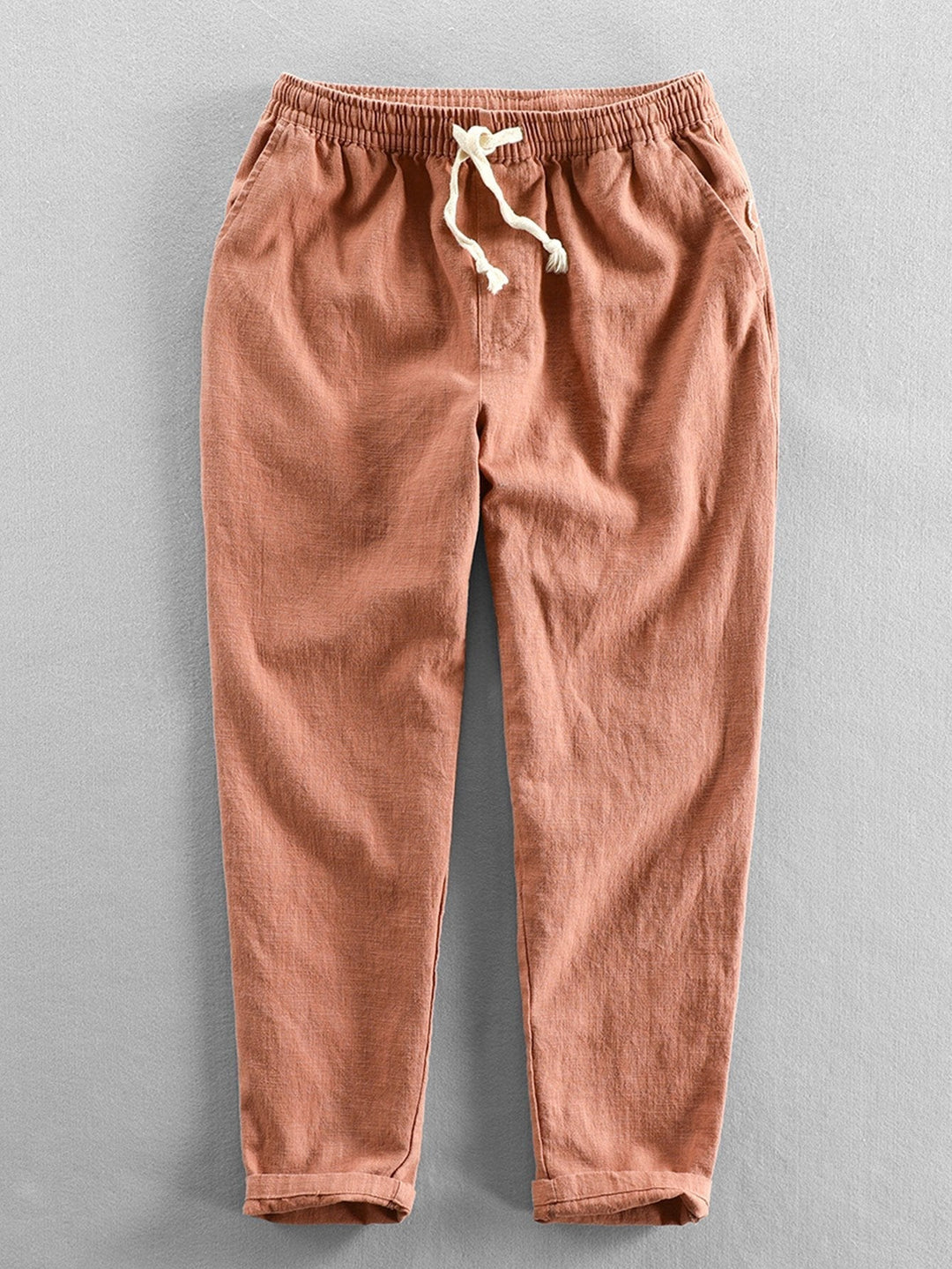 Gabino | Pantalón cropped de lino y algodón