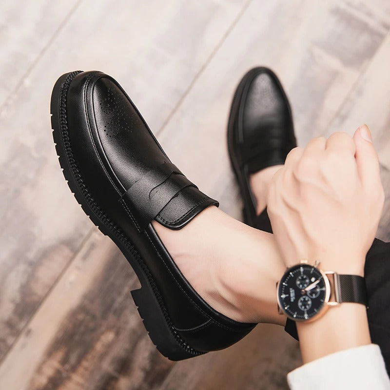 Gabriel | Mocasines penny de estilo británico