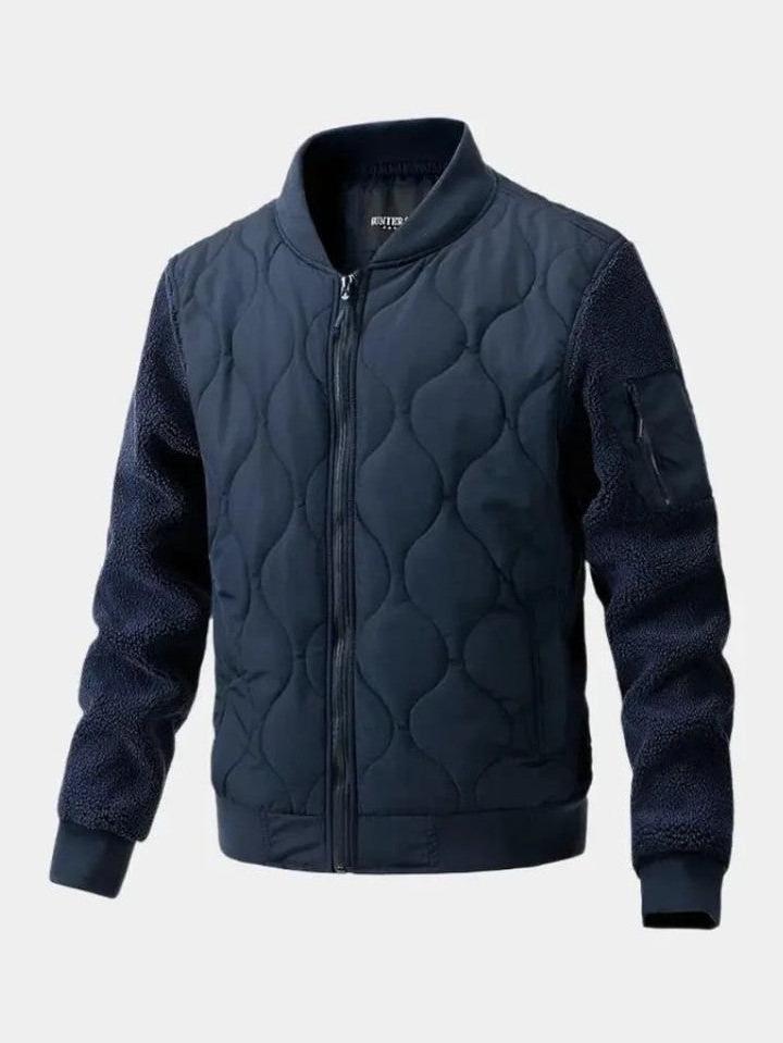 Gaspar | Chaqueta bomber acolchada azul marino