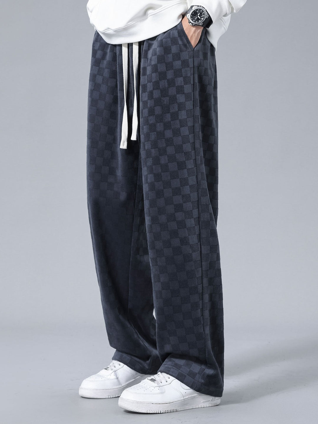 Gaudencio | Pantalón de bloques de color con pernera recta