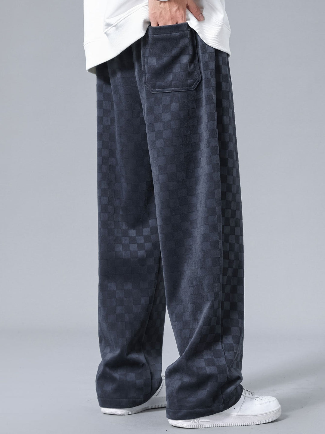 Gaudencio | Pantalón de bloques de color con pernera recta