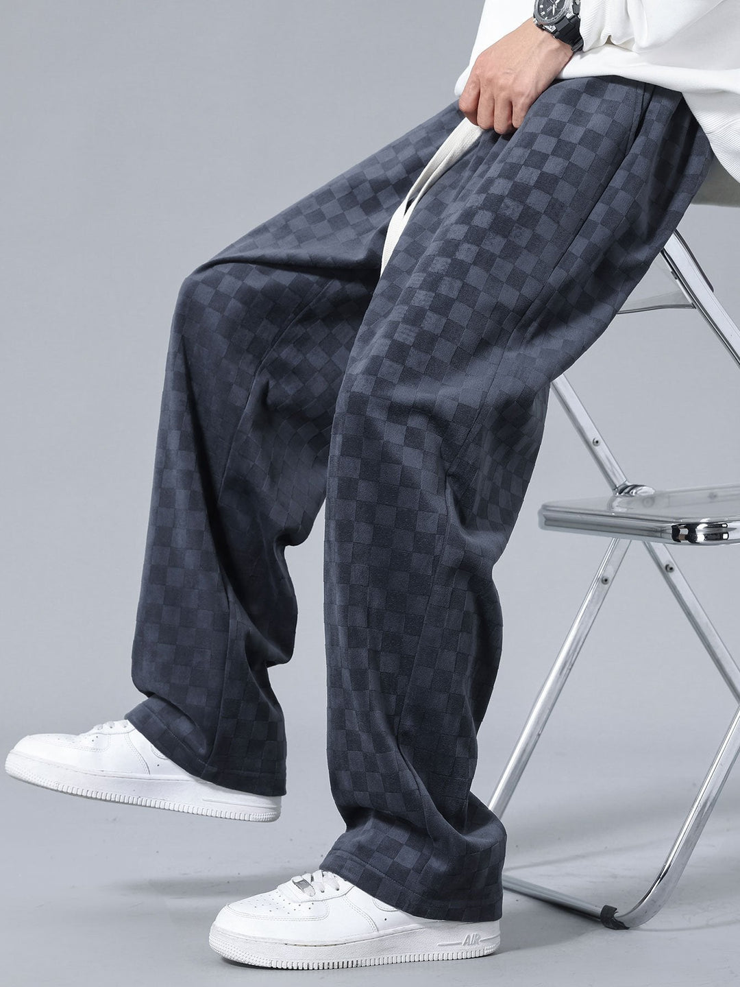 Gaudencio | Pantalón de bloques de color con pernera recta