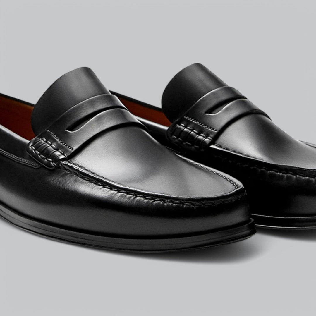 Gervasio | Mocasines penny de piel