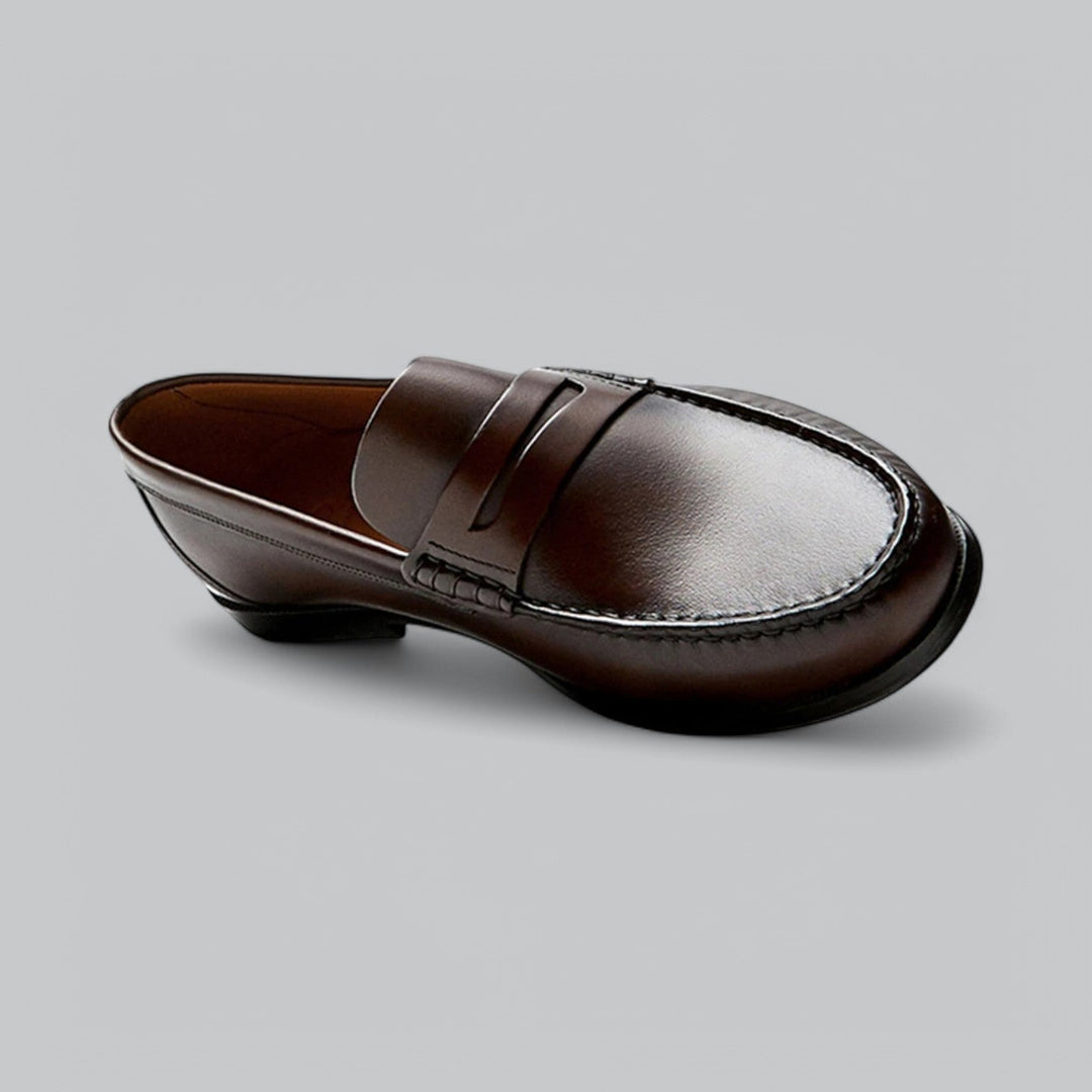 Gervasio | Mocasines penny de piel
