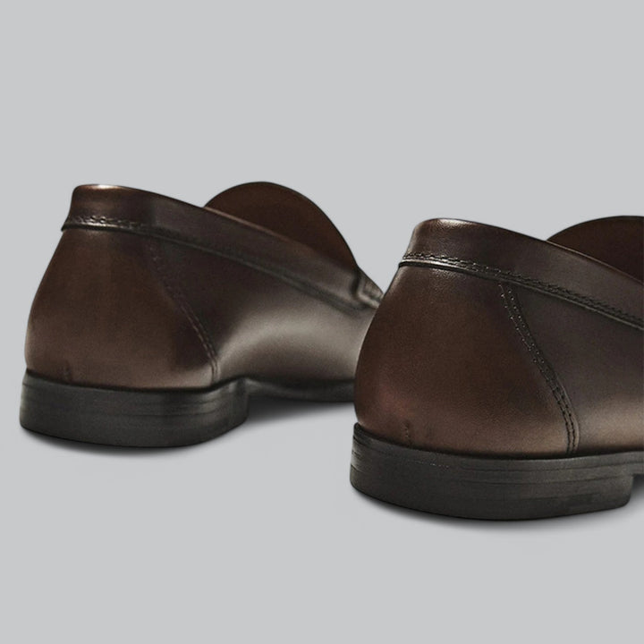 Gervasio | Mocasines penny de piel