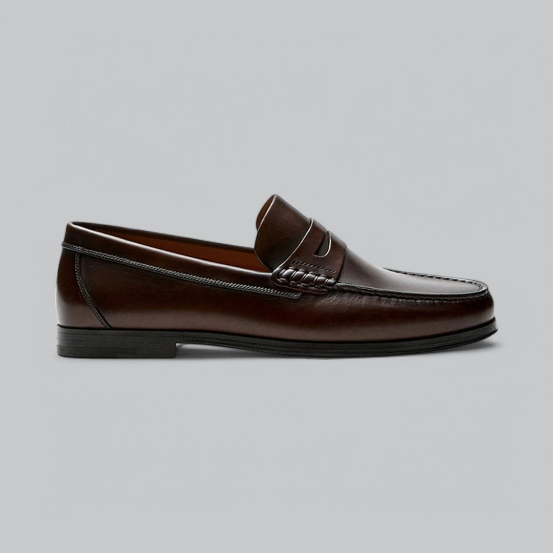 Gervasio | Mocasines penny de piel