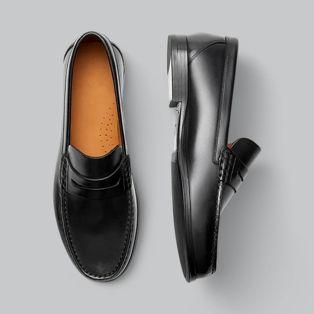 Gervasio | Mocasines penny de piel