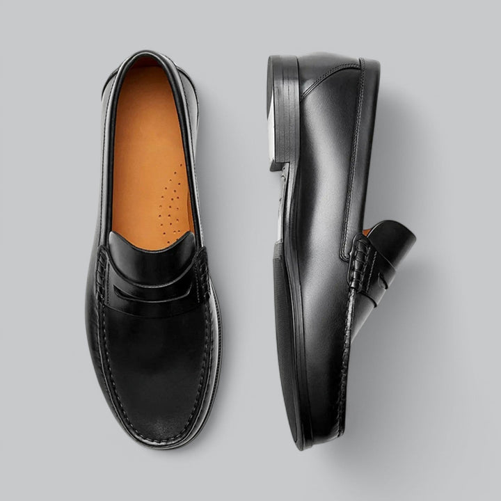 Gervasio | Mocasines penny de piel
