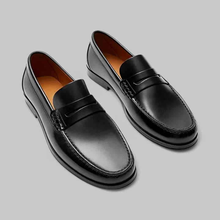 Gervasio | Mocasines penny de piel