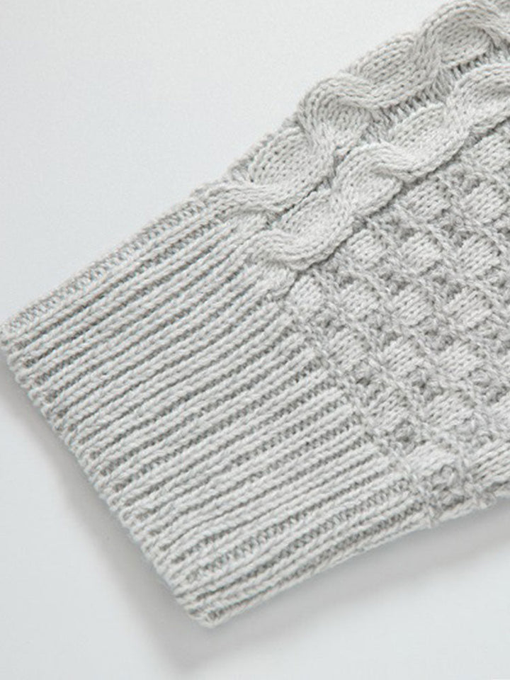Gil | Jersey jacquard de cuello vuelto con hebillas de cuero
