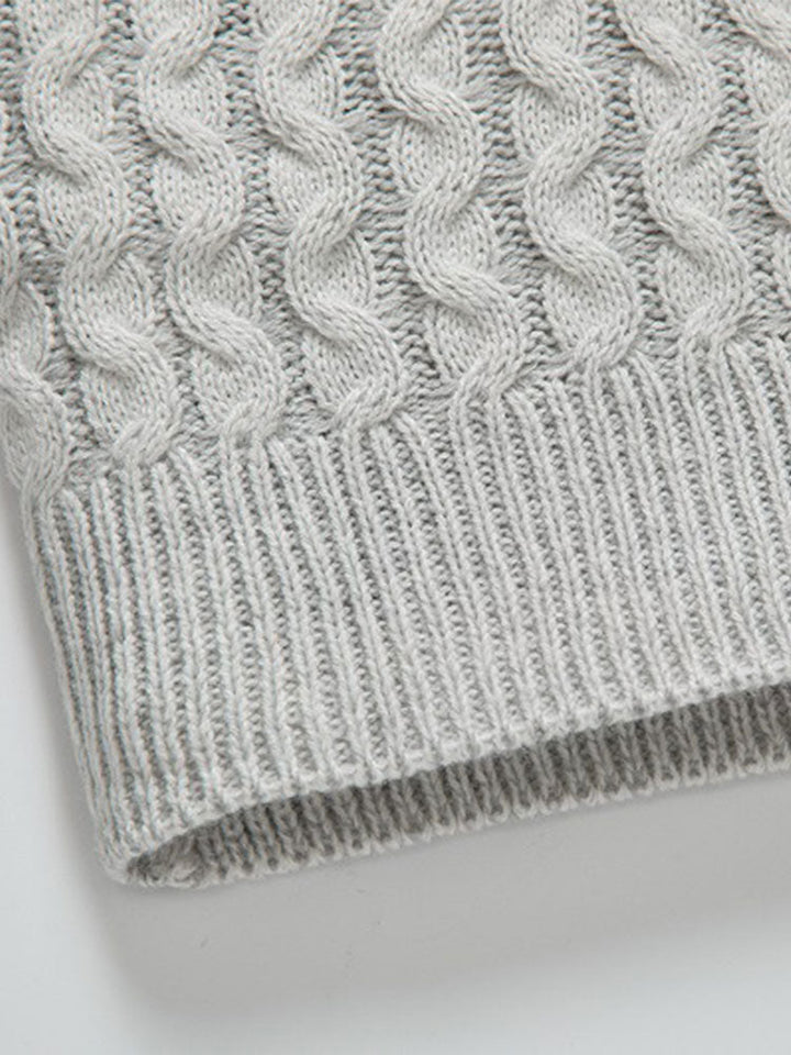 Gil | Jersey jacquard de cuello vuelto con hebillas de cuero