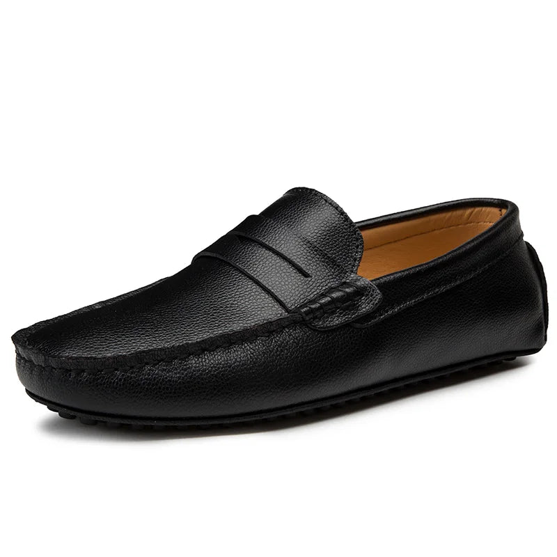 Héctor | Mocasines de piel de verano con horma holgada