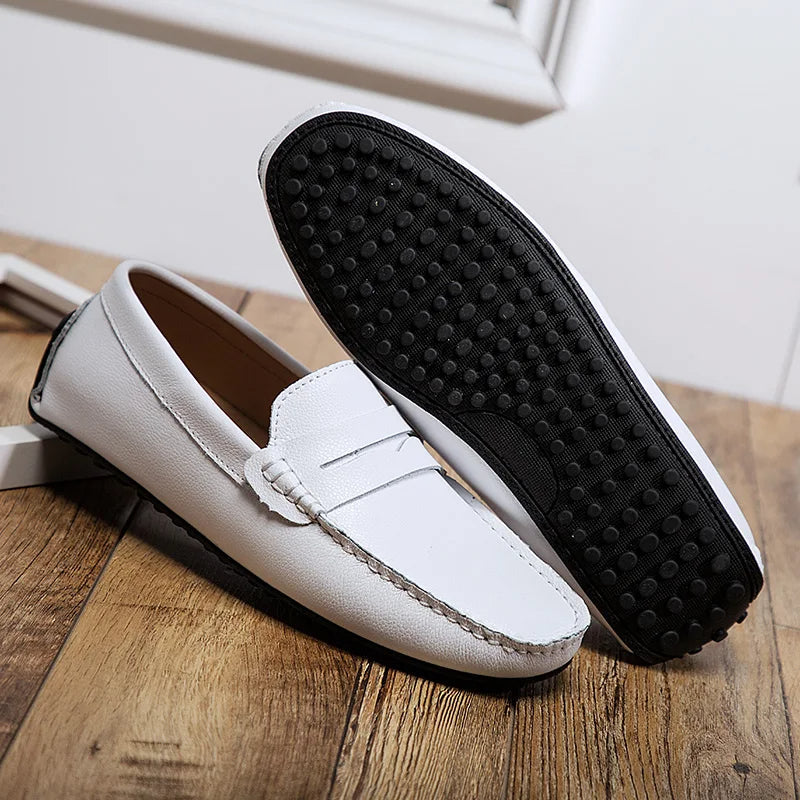 Héctor | Mocasines de piel de verano con horma holgada