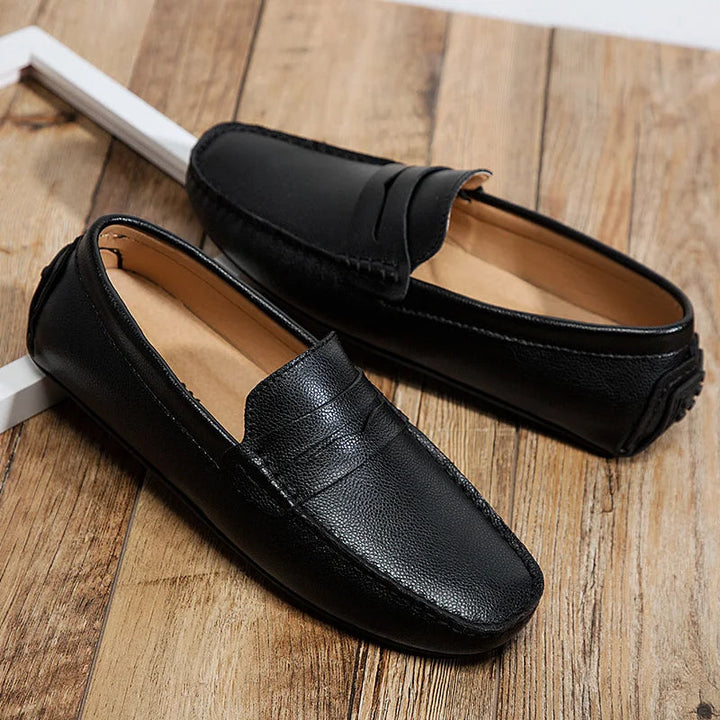 Héctor | Mocasines de piel de verano con horma holgada
