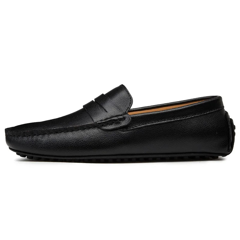Héctor | Mocasines de piel de verano con horma holgada