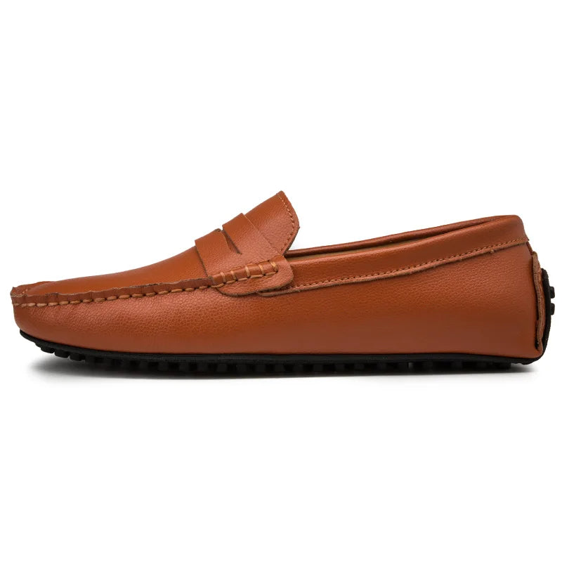 Héctor | Mocasines de piel de verano con horma holgada