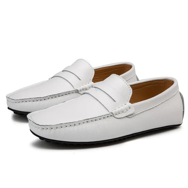 Héctor | Mocasines de piel de verano con horma holgada