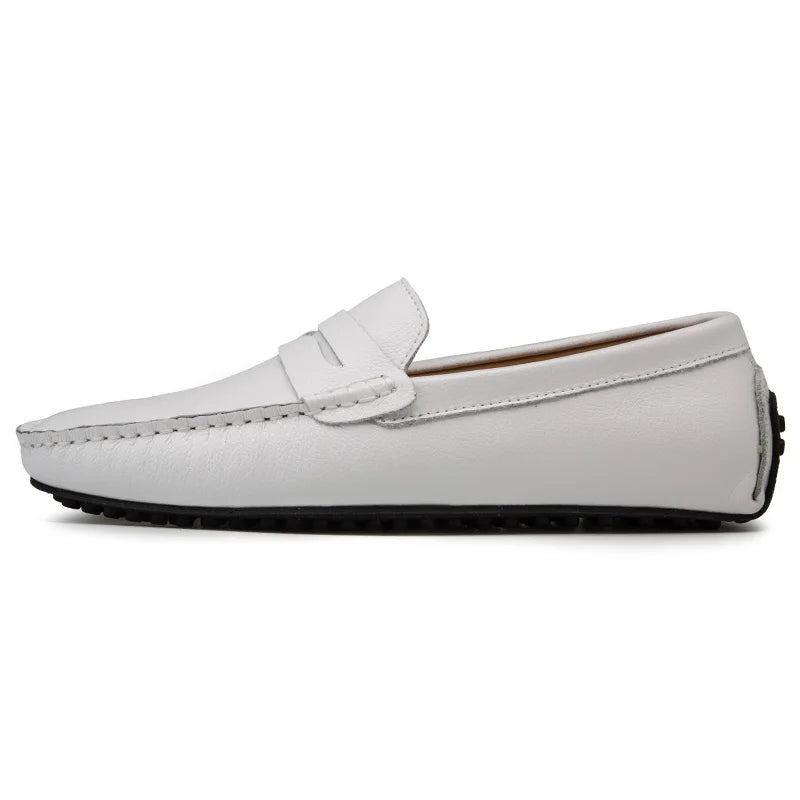 Héctor | Mocasines de piel de verano con horma holgada
