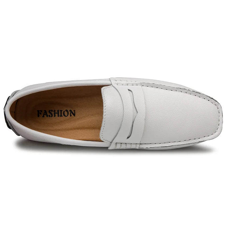 Héctor | Mocasines de piel de verano con horma holgada