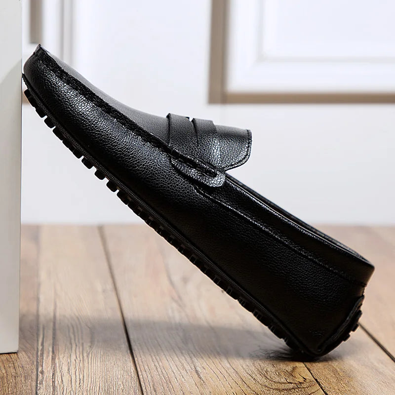 Héctor | Mocasines de piel de verano con horma holgada