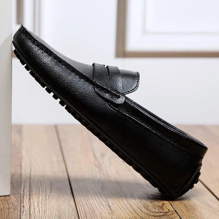 Héctor | Mocasines de piel de verano con horma holgada