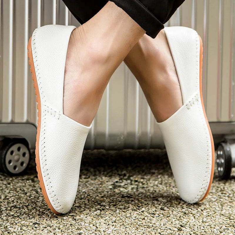 Higinio | Mocasines de piel ligeros