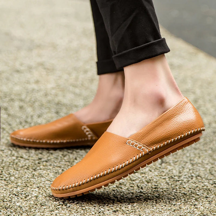 Higinio | Mocasines de piel ligeros