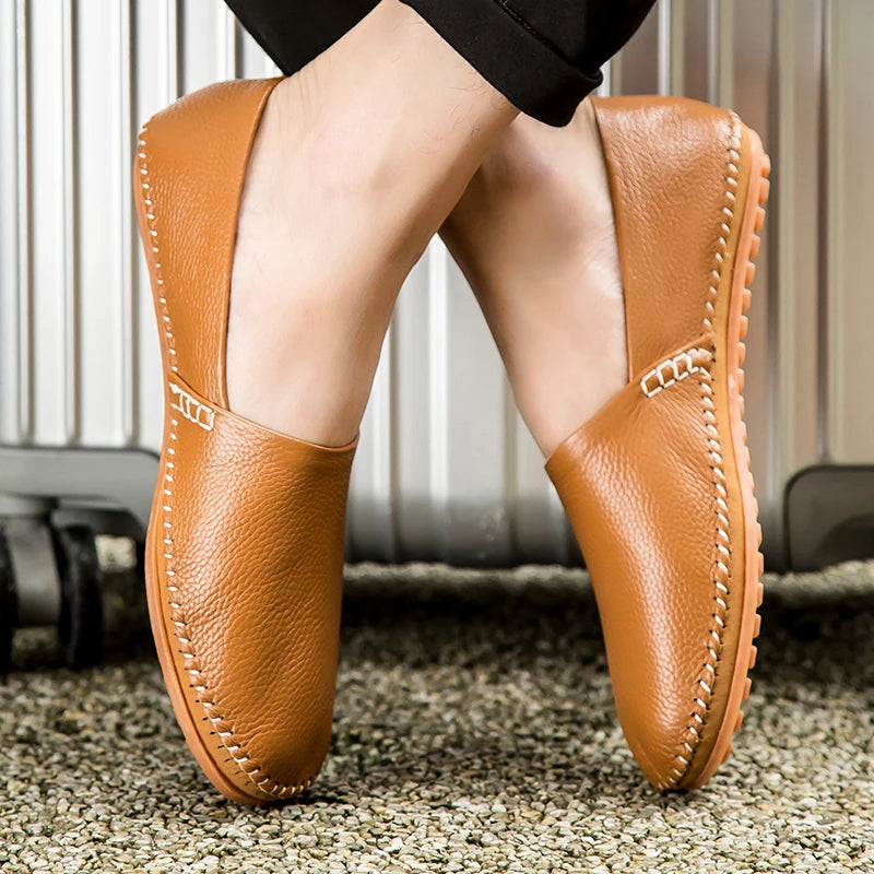 Higinio | Mocasines de piel ligeros