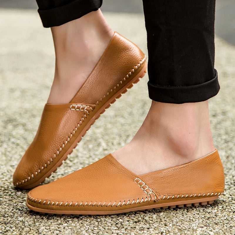 Higinio | Mocasines de piel ligeros