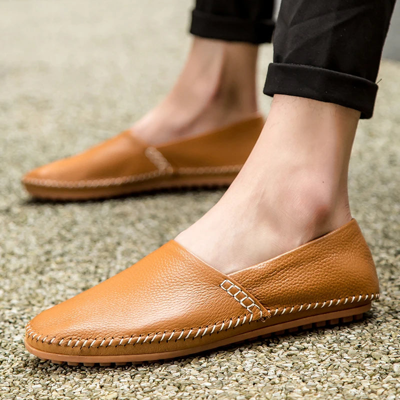 Higinio | Mocasines de piel ligeros
