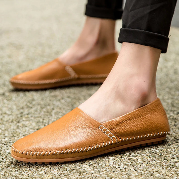 Higinio | Mocasines de piel ligeros