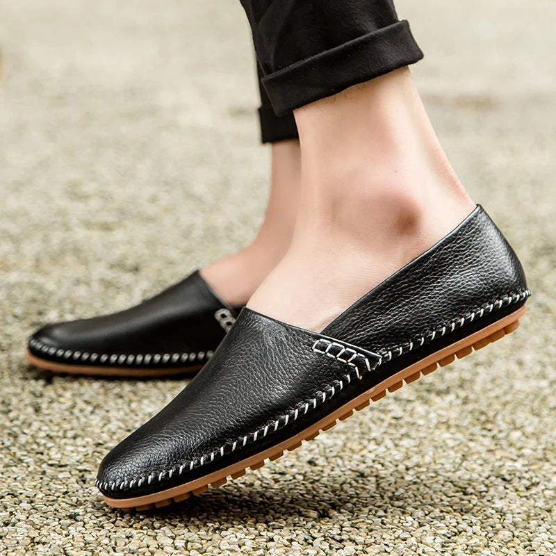 Higinio | Mocasines de piel ligeros