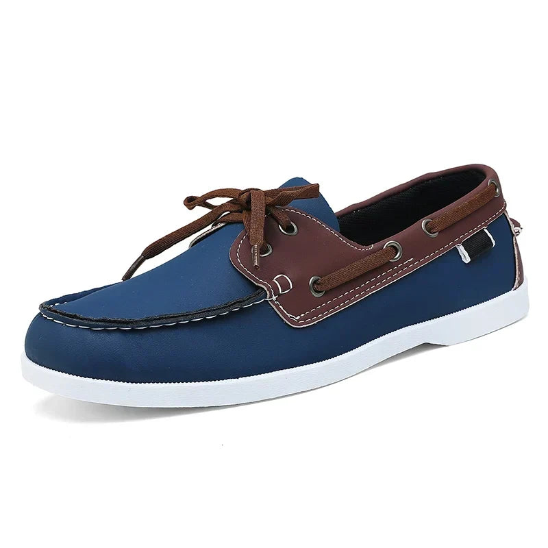 Hilario | Mocasines negros de piel para el trabajo