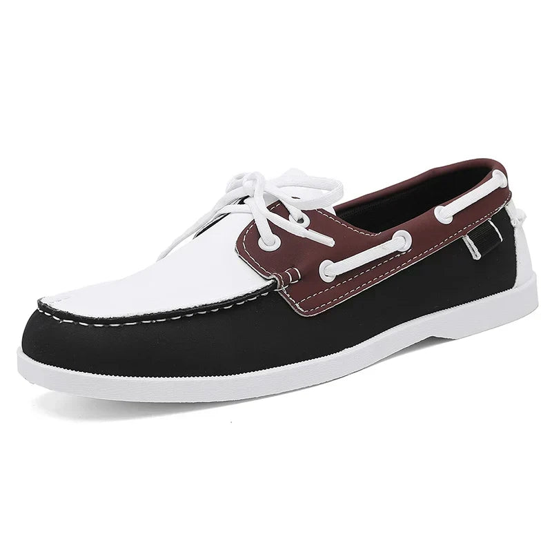 Hilario | Mocasines negros de piel para el trabajo