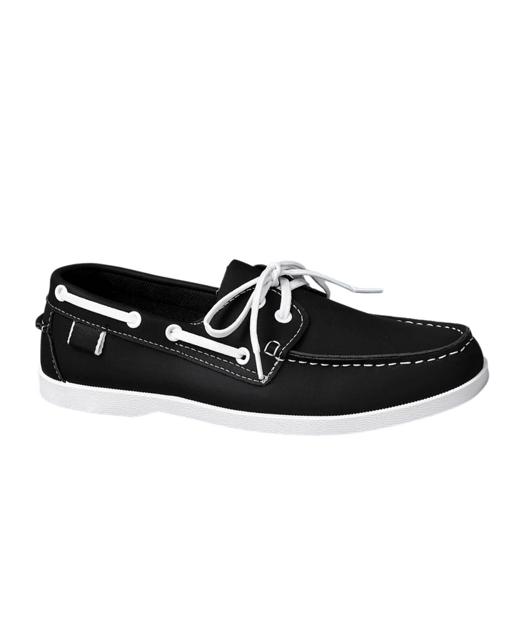 Hilario | Mocasines negros de piel para el trabajo