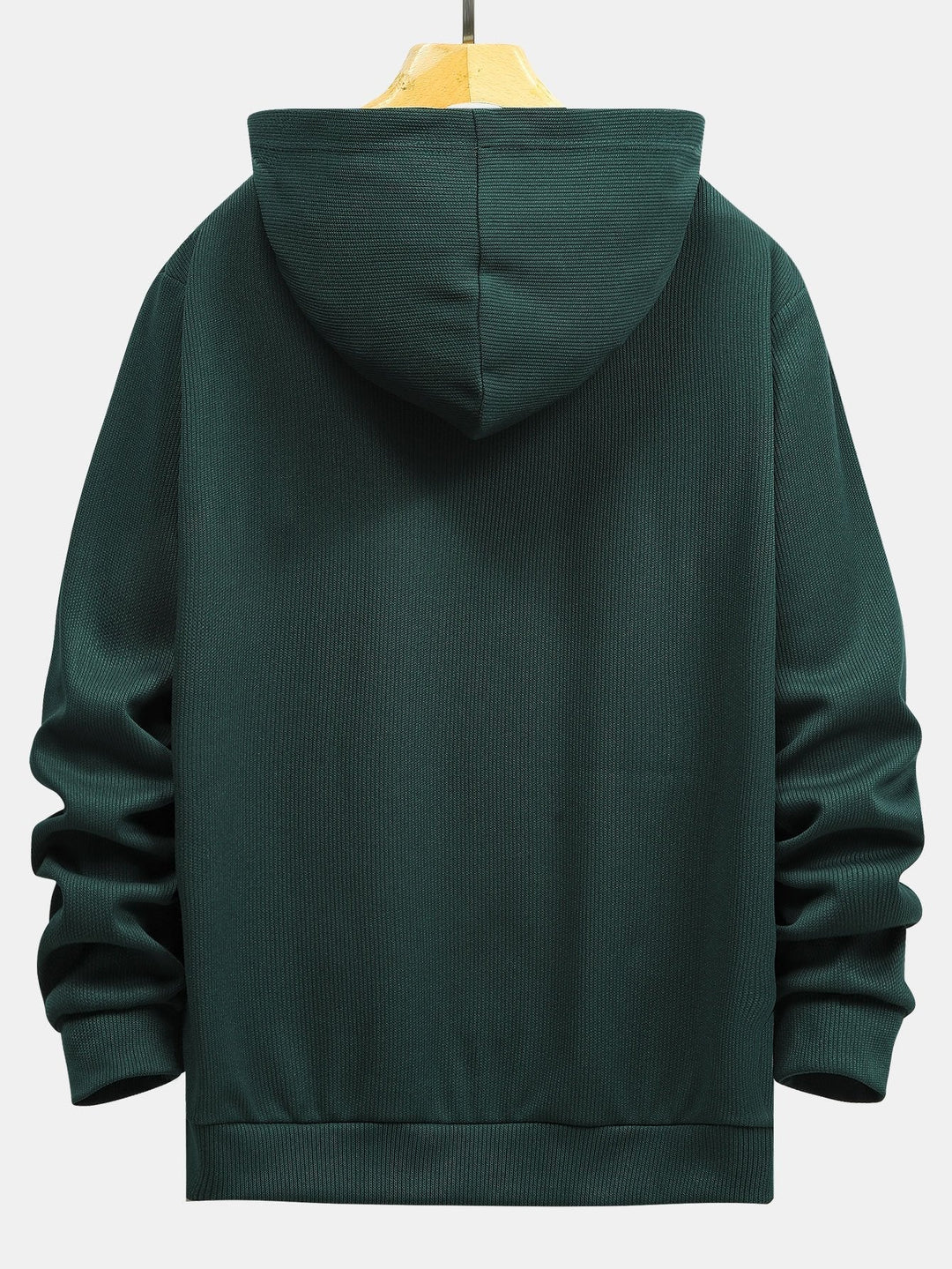 Hilario | Sudadera con capucha de punto con textura acanalada