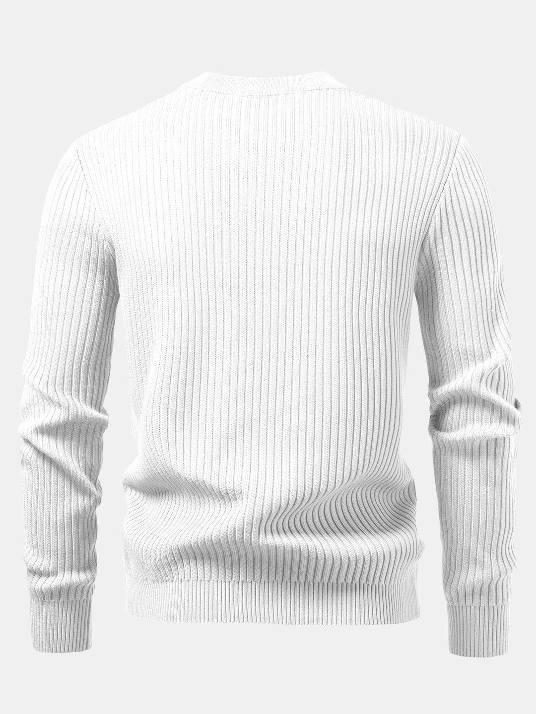 Honorio | Jersey acanalado con cuello henley