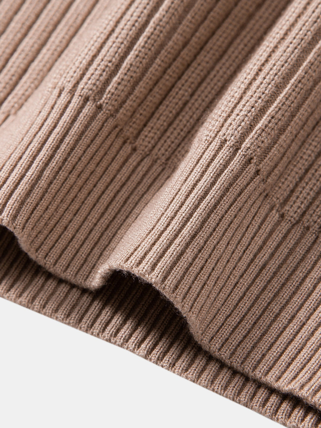 Honorio | Jersey acanalado con cuello henley