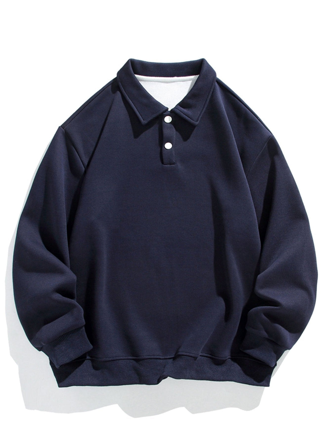 Hugo | Sudadera polo básica con corte relajado