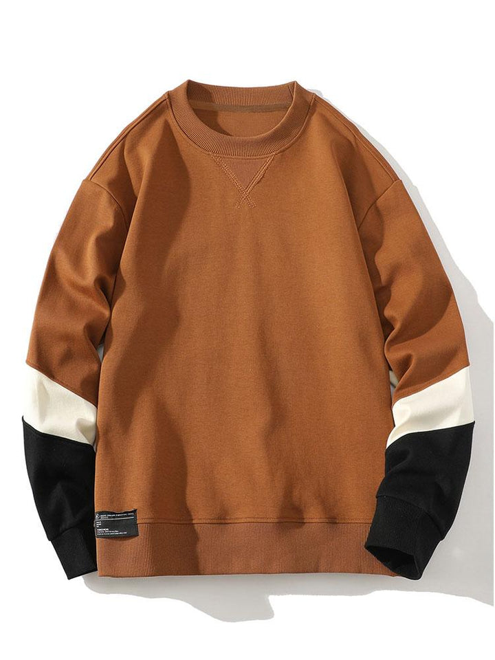 Ignacio | Sudadera de bloques de color con cuello redondo