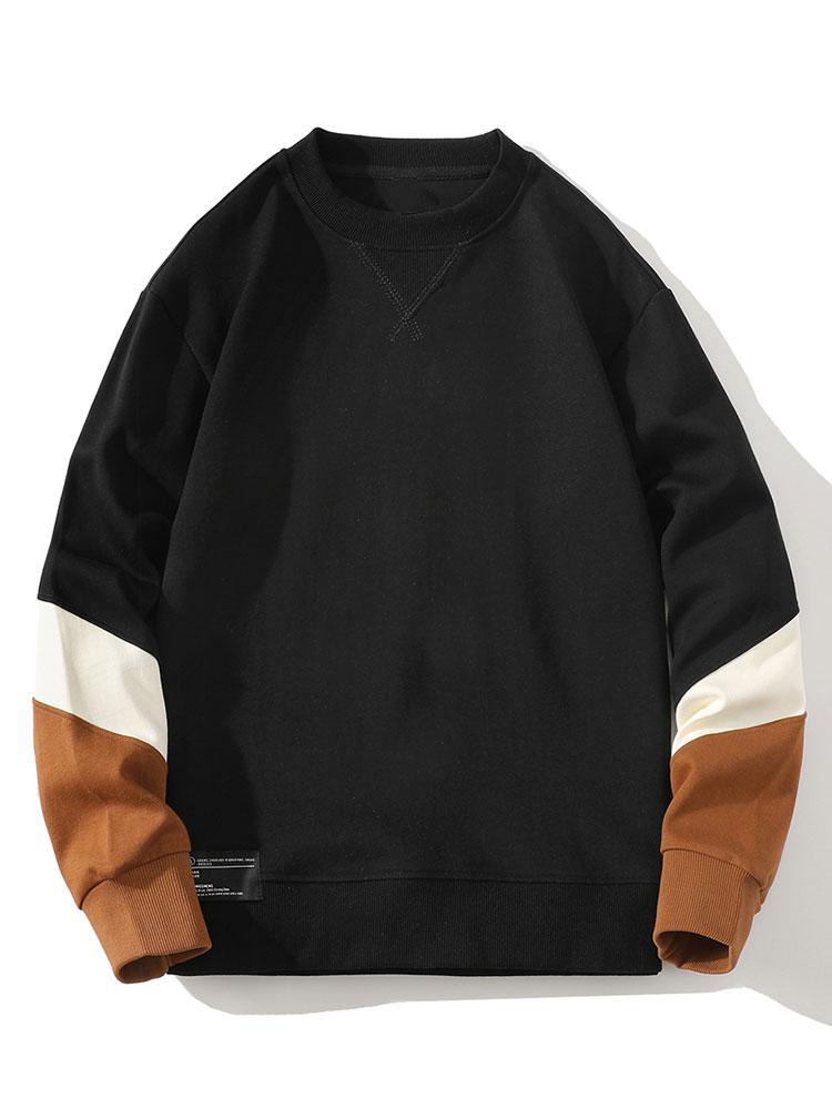 Ignacio | Sudadera de bloques de color con cuello redondo