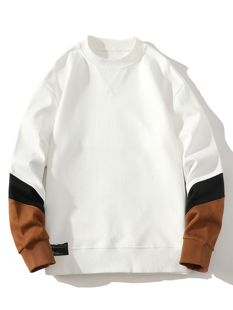Ignacio | Sudadera de bloques de color con cuello redondo