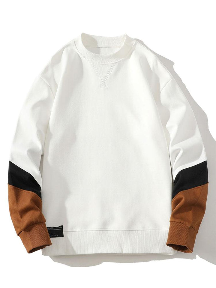 Ignacio | Sudadera de bloques de color con cuello redondo