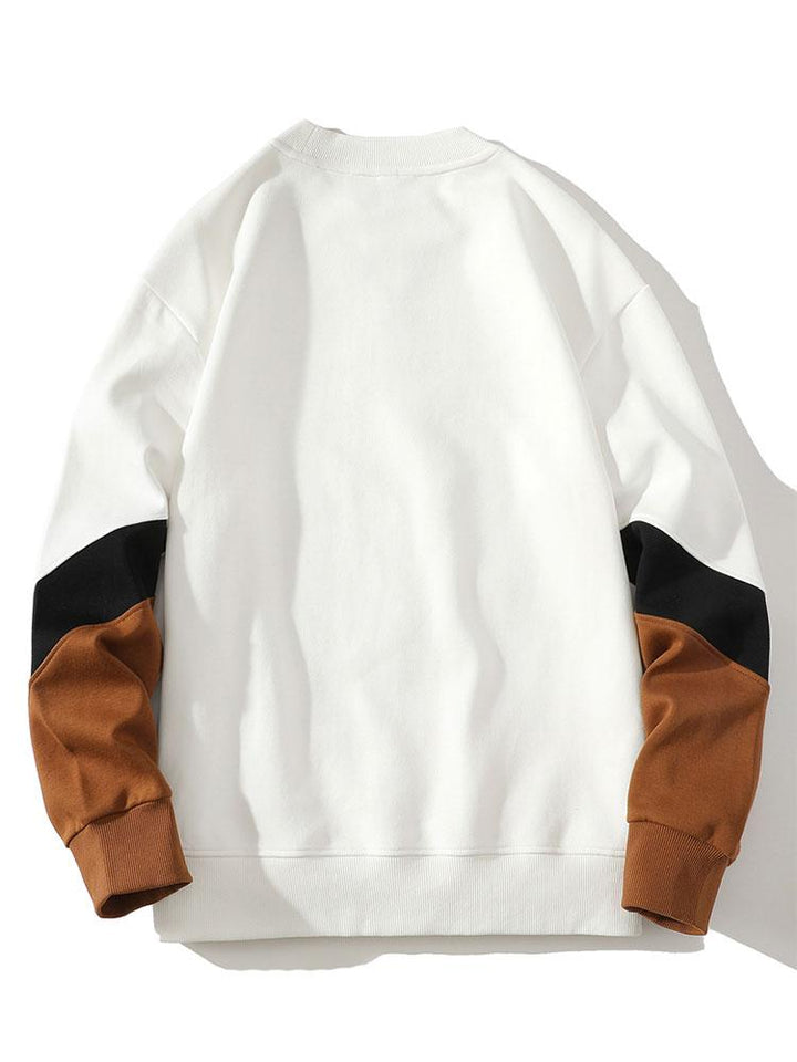 Ignacio | Sudadera de bloques de color con cuello redondo