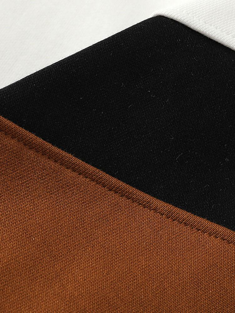 Ignacio | Sudadera de bloques de color con cuello redondo