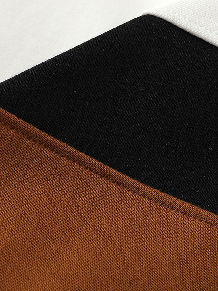 Ignacio | Sudadera de bloques de color con cuello redondo