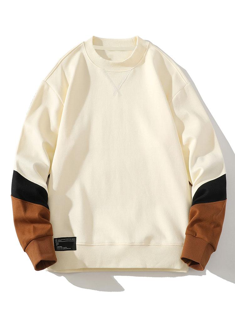 Ignacio | Sudadera de bloques de color con cuello redondo